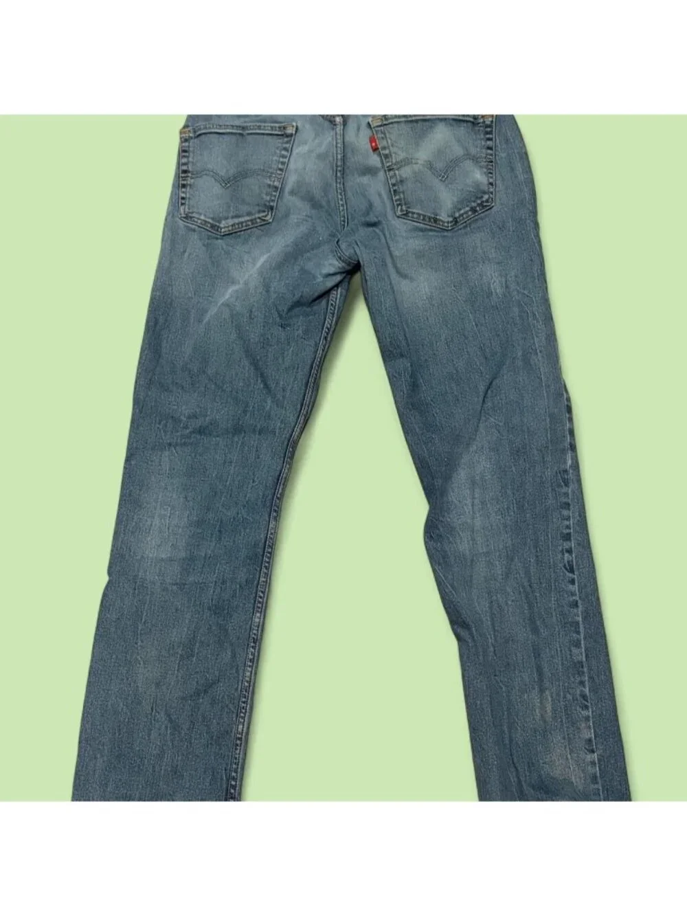 Levi's 514 mens blue straight leg jeans